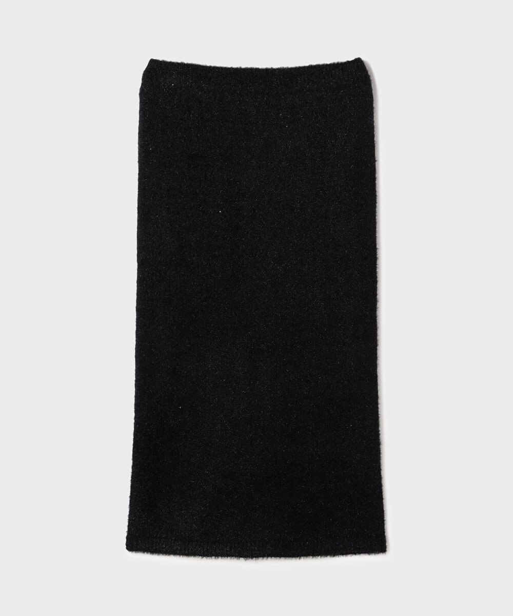 GRACE CONTINENTAL ラメフェザーニットスカート 