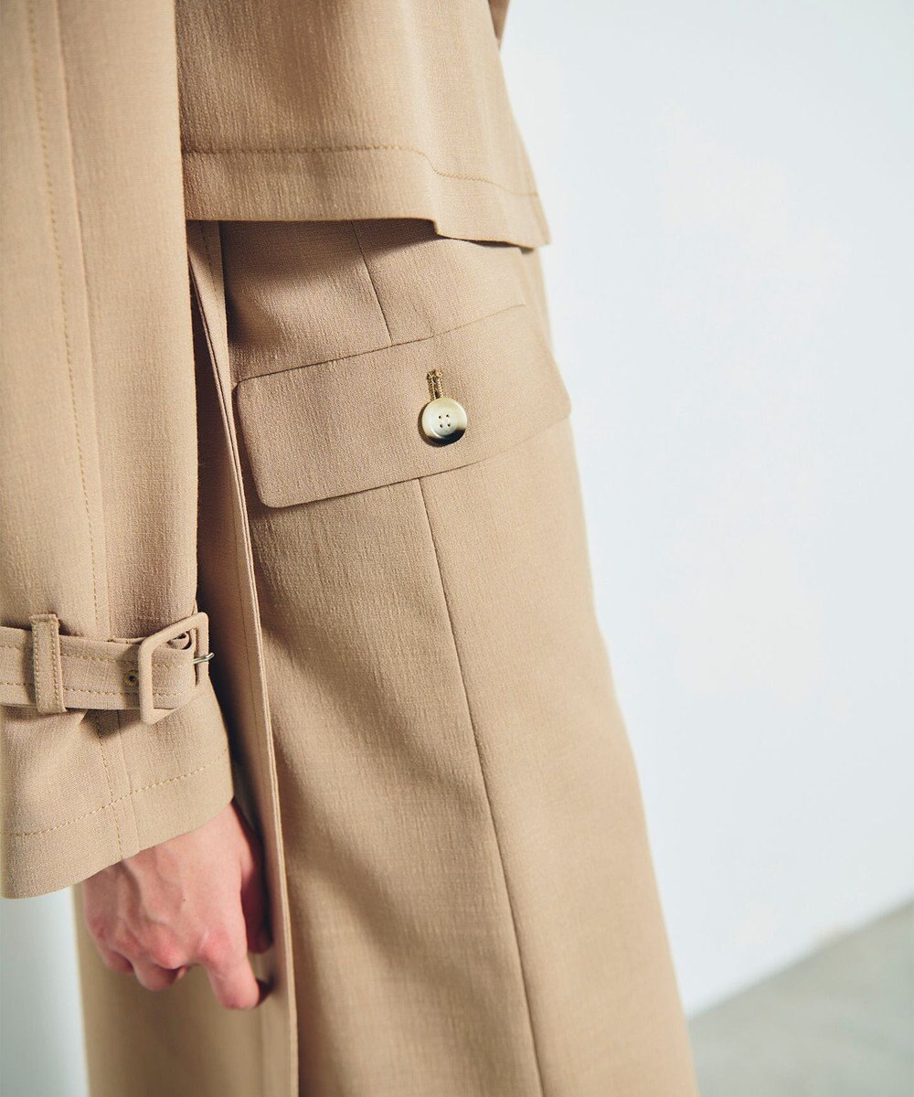 GRACE CONTINENTAL ストレッチスラブ3WAYコート 