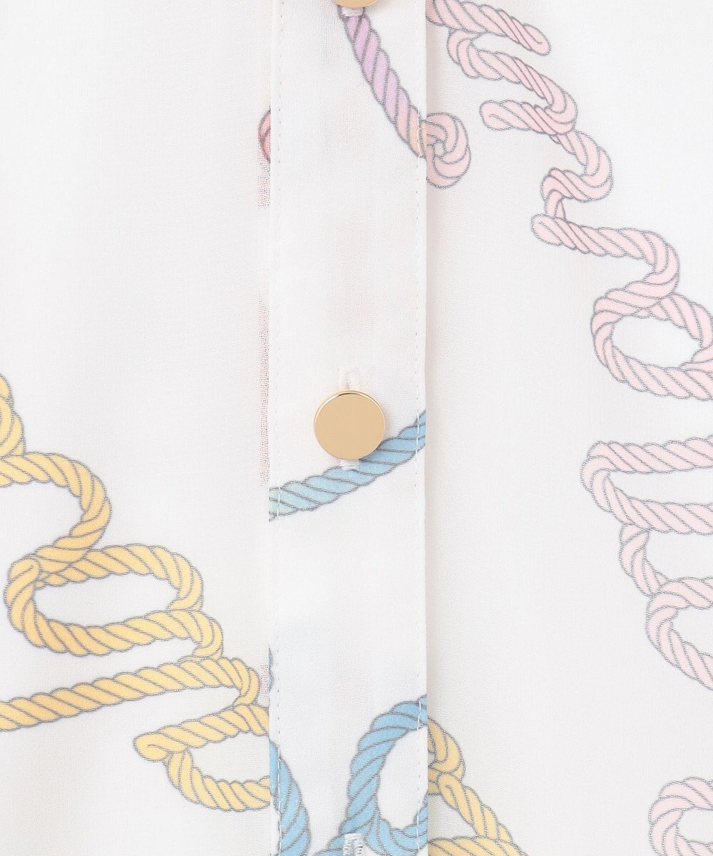 GRACE CONTINENTAL ロープロゴプリントワンピース 