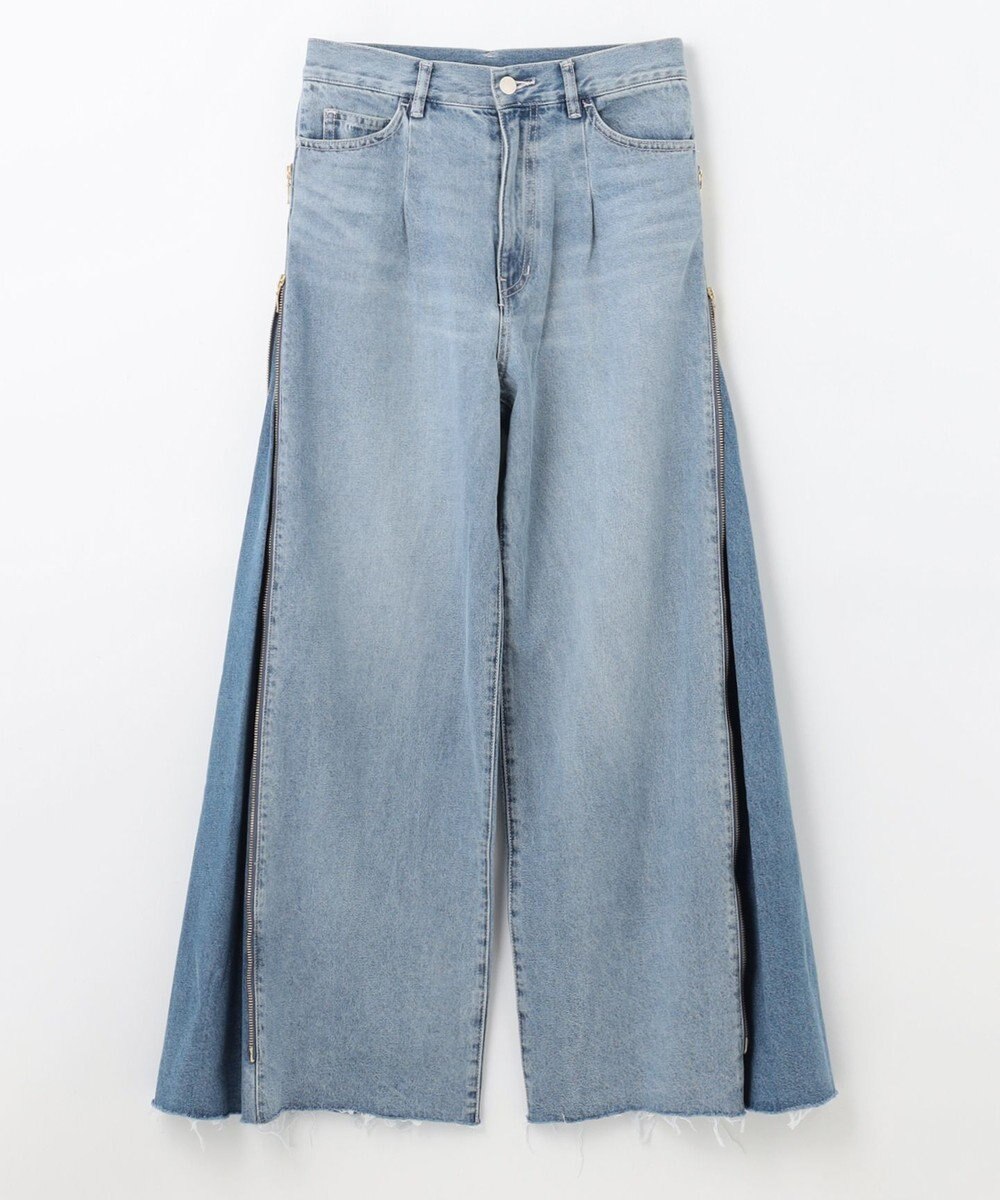 GRACE CONTINENTAL サイドジップデニムパンツ 