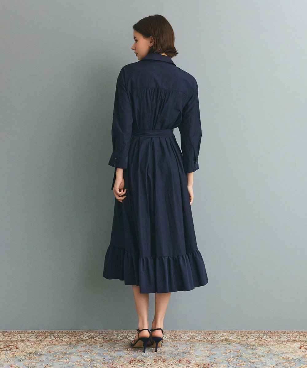 GRACE CONTINENTAL カシュクールシャツワンピース 