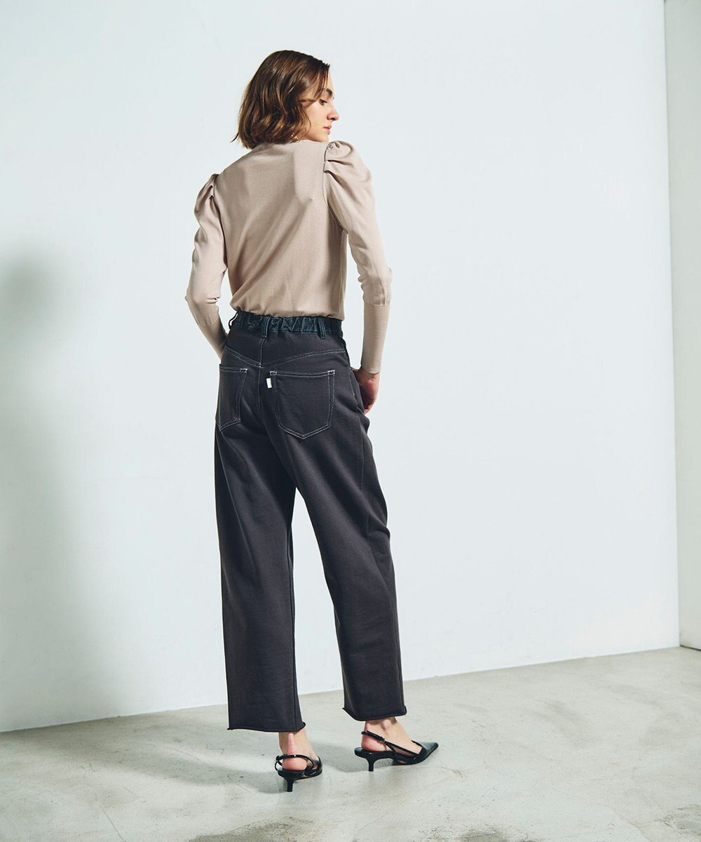 GRACE CONTINENTAL タックスリーブニットトップ 