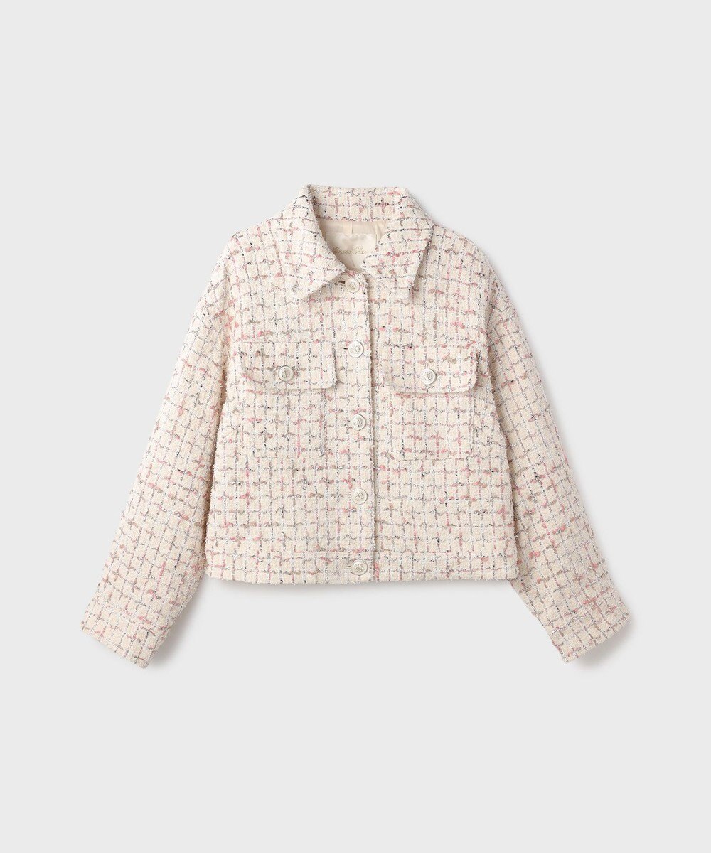 GRACE CONTINENTAL ツイードクロップドジャケット 