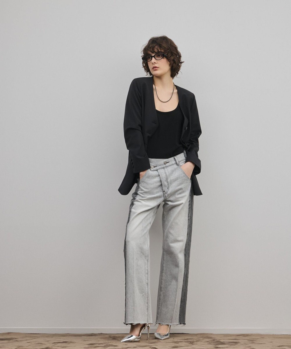 GRACE CONTINENTAL リメイクフレアデニムパンツ 