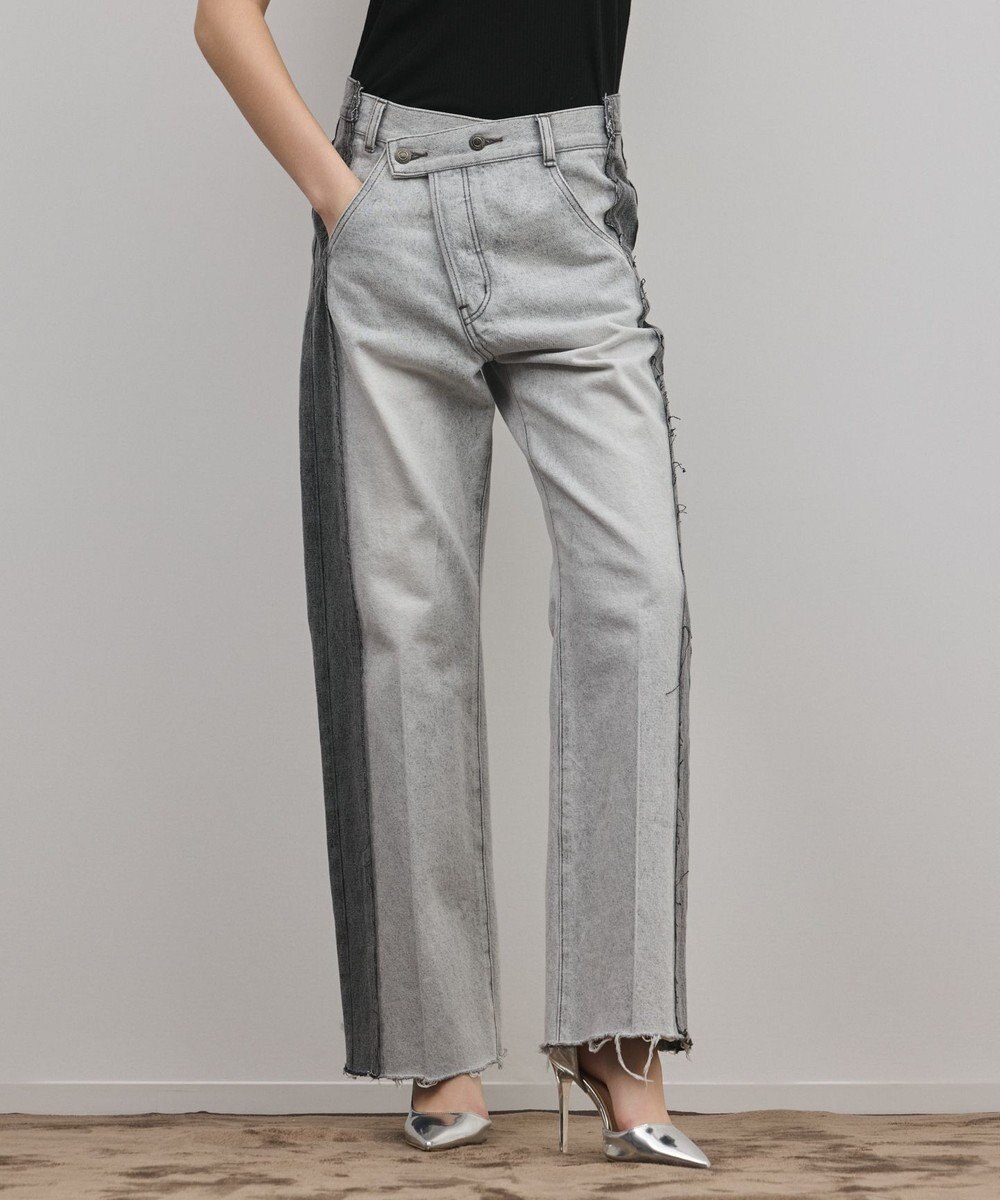 GRACE CONTINENTAL リメイクフレアデニムパンツ 