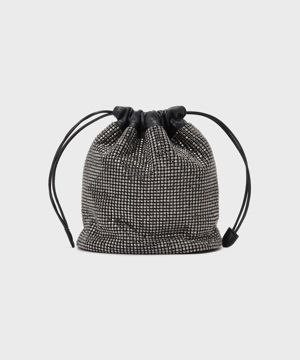 GRACE CONTINENTAL ラインストーンミニバッグ 