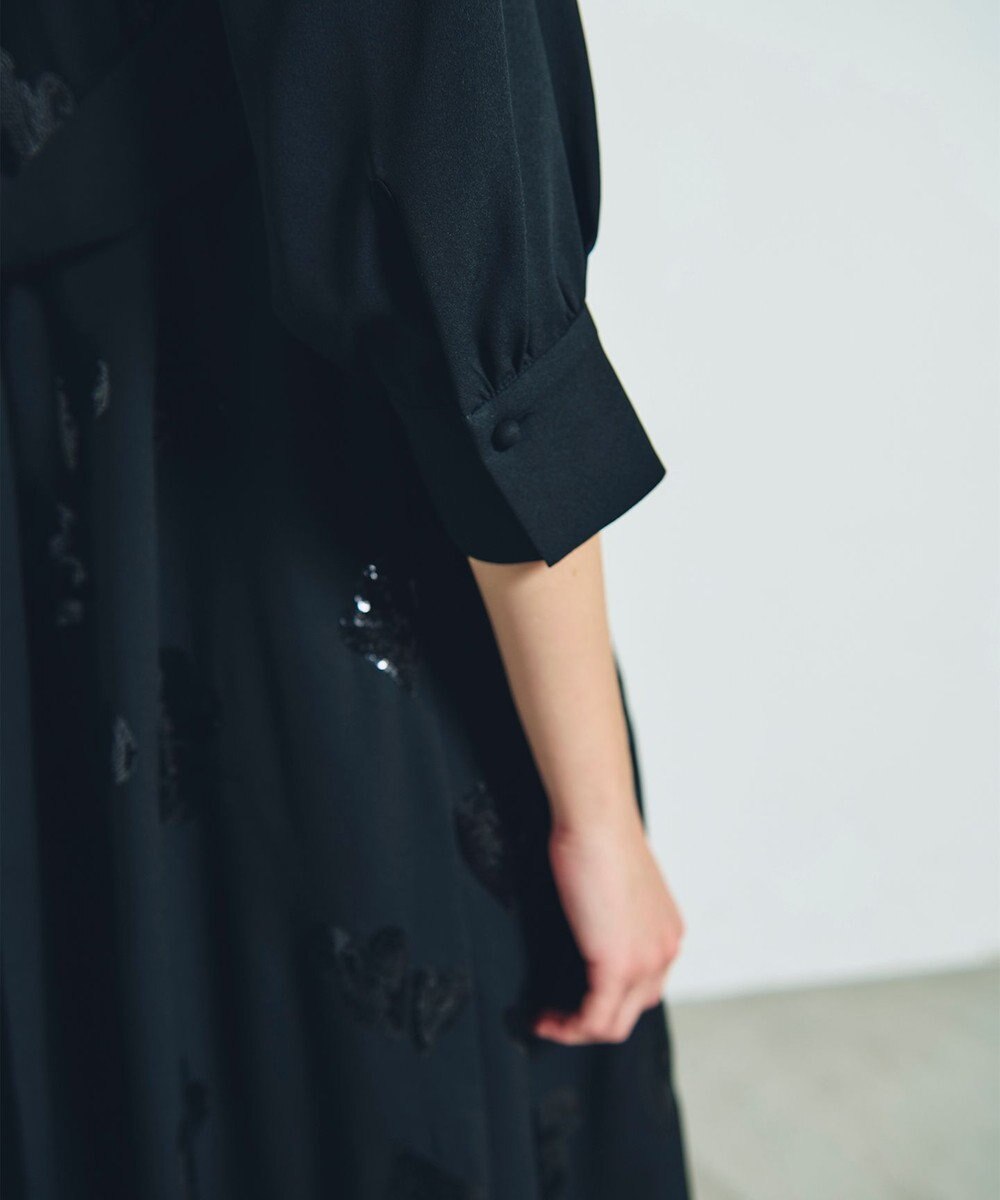 GRACE CONTINENTAL ハートスパンコールワンピース 