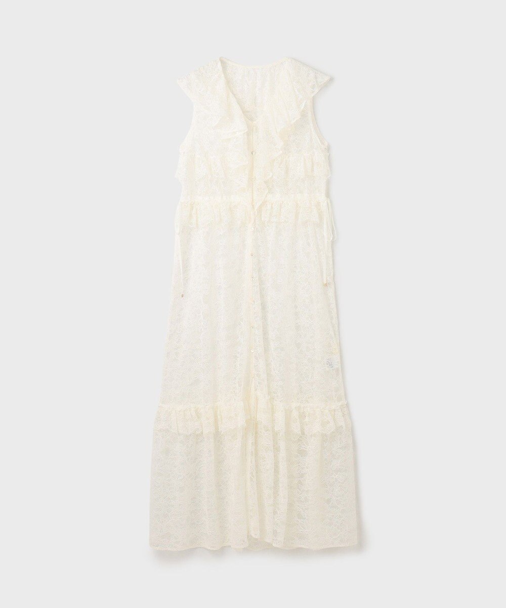 GRACE CONTINENTAL フリルカラーレースワンピース 