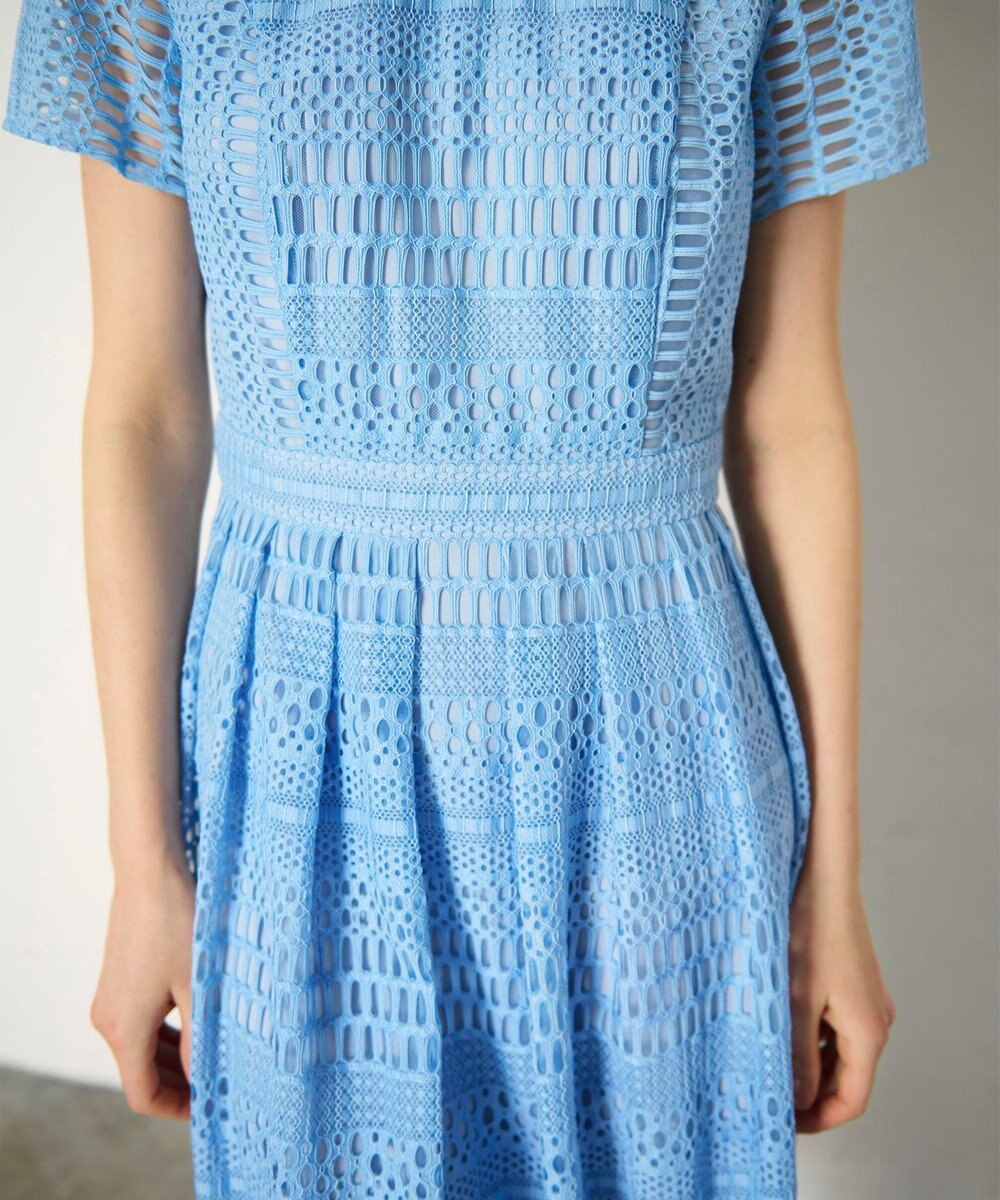 GRACE CONTINENTAL メッシュレースワンピース 