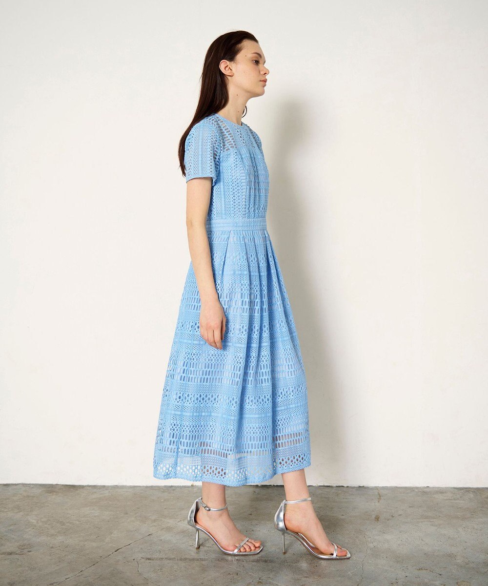 GRACE CONTINENTAL メッシュレースワンピース
