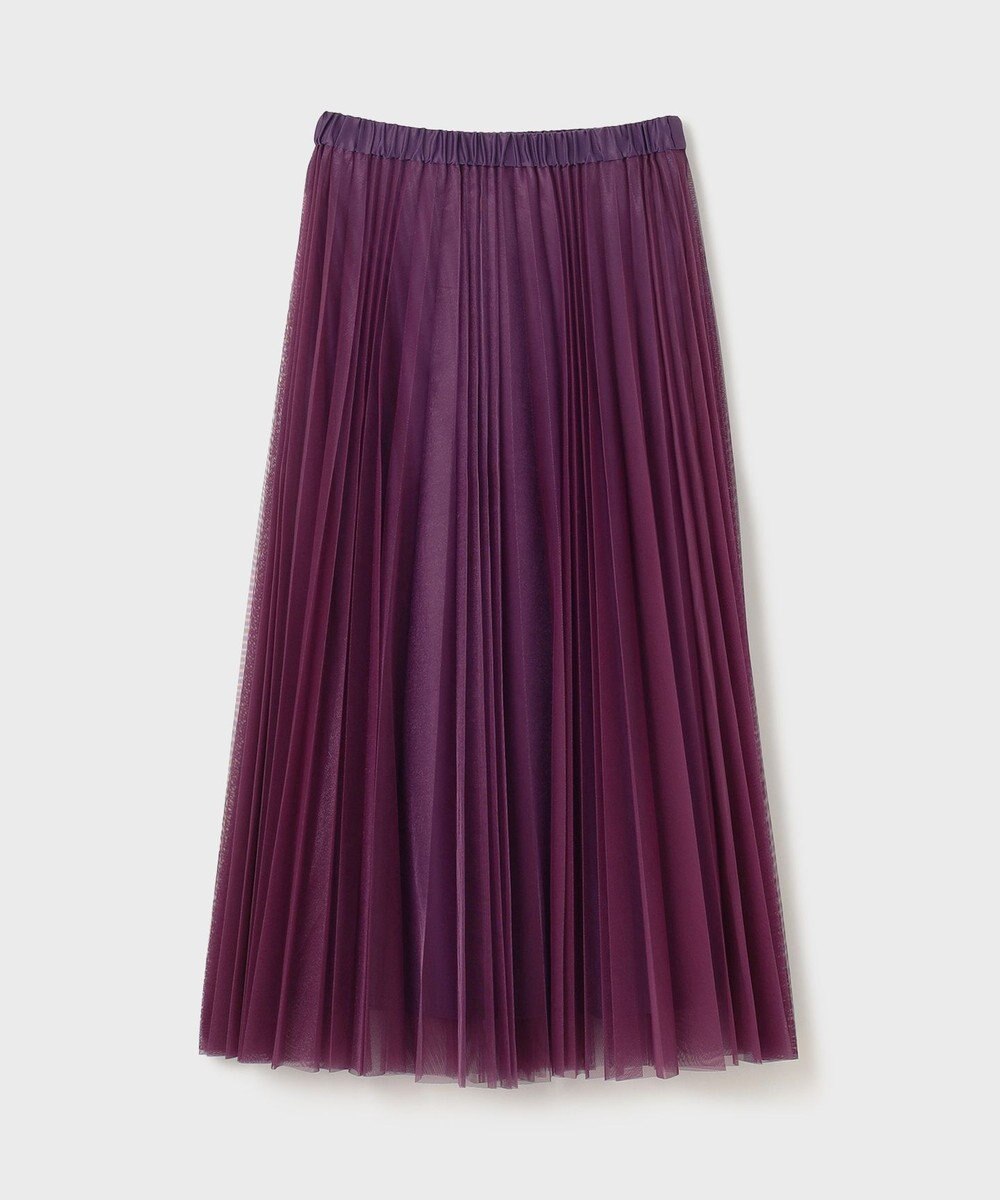 GRACE CONTINENTAL ラメプリーツスカート 