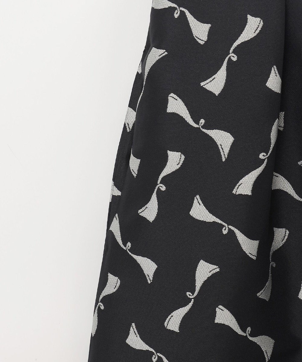 GRACE CONTINENTAL リボンジャガードワンピース