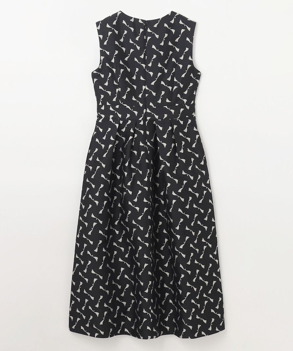 GRACE CONTINENTAL リボンジャガードワンピース