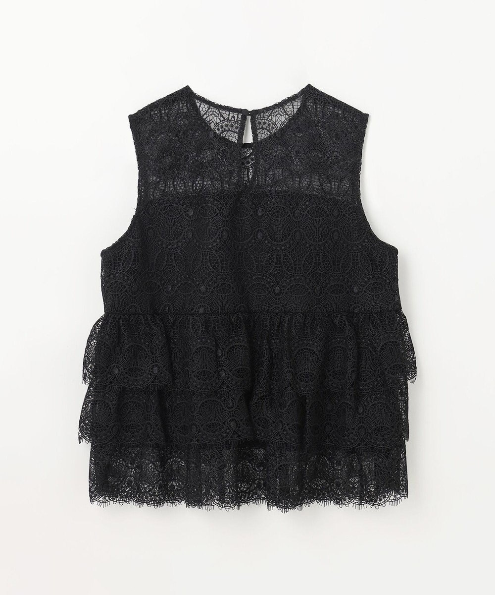 GRACE CONTINENTAL レースギャザートップ 