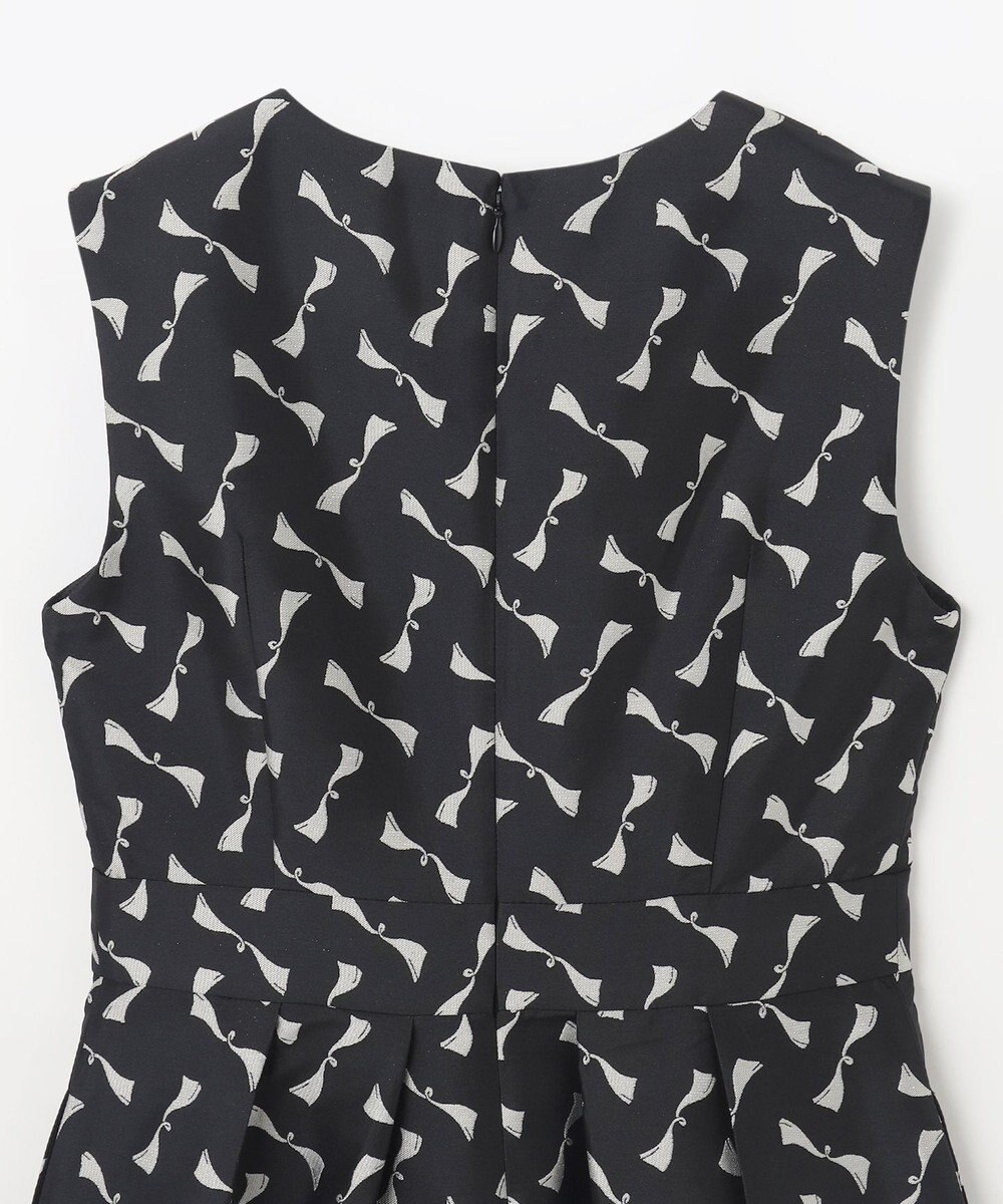 GRACE CONTINENTAL リボンジャガードワンピース 