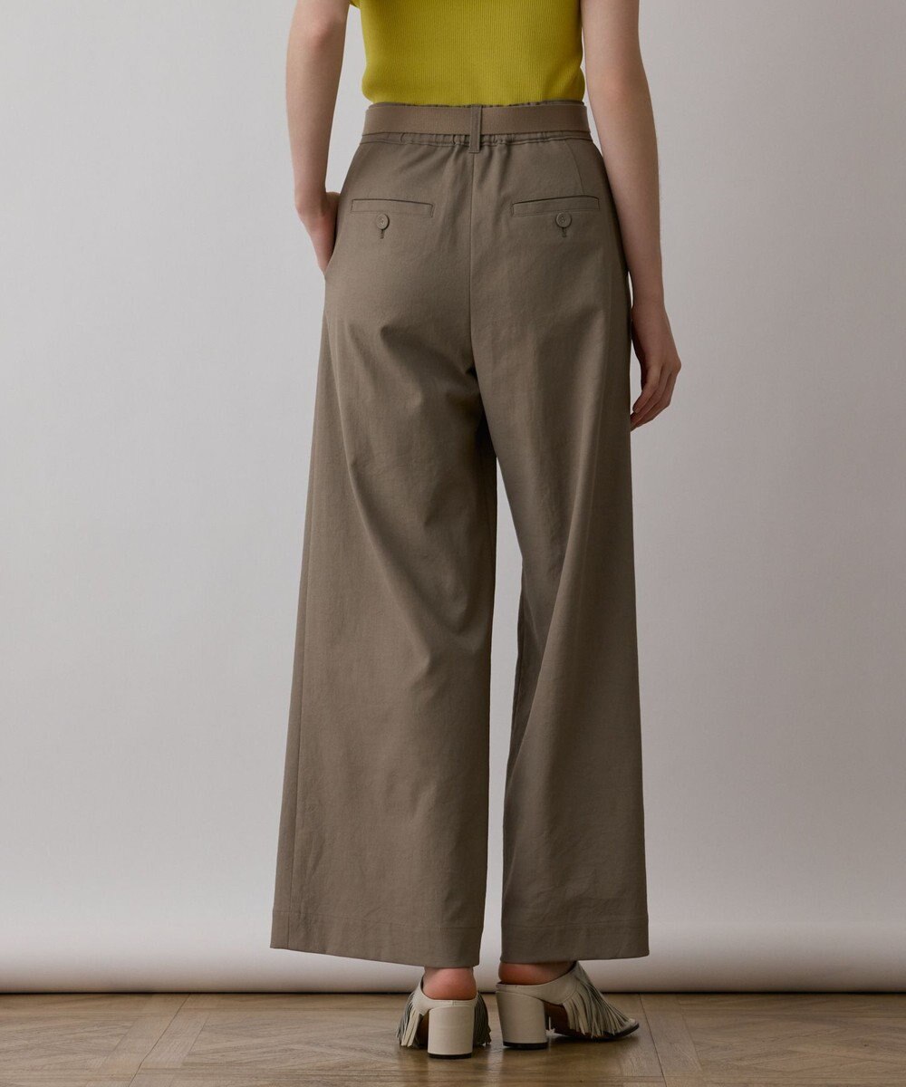 GRACE CONTINENTAL ストレッチワイドパンツ 