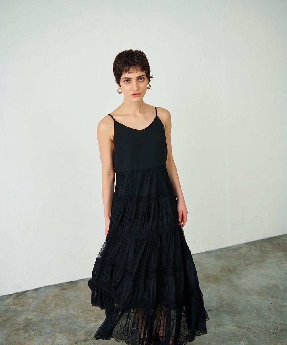 GRACE CONTINENTAL レースコンビキャミソールワンピース 