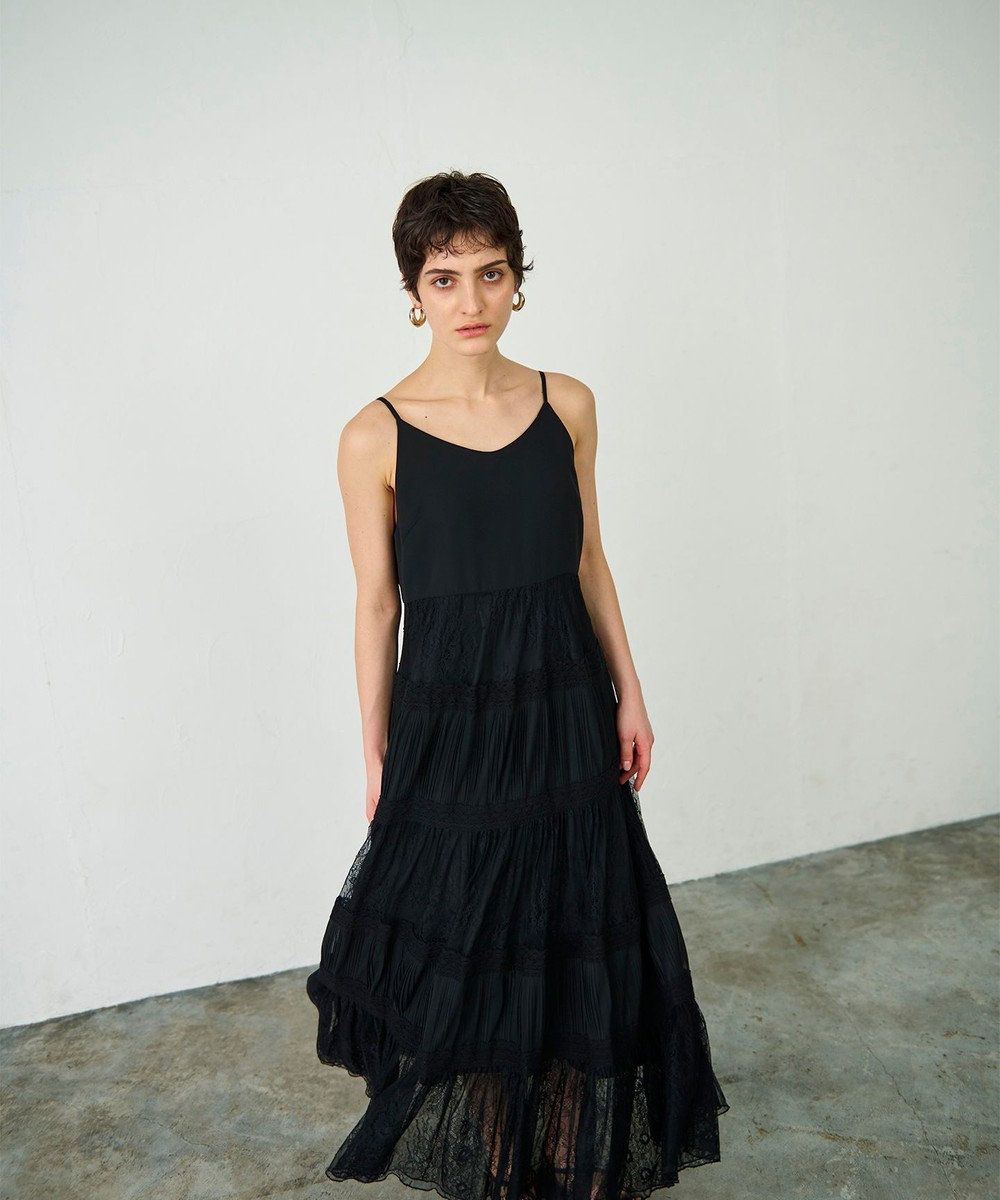 GRACE CONTINENTAL レースコンビキャミソールワンピース