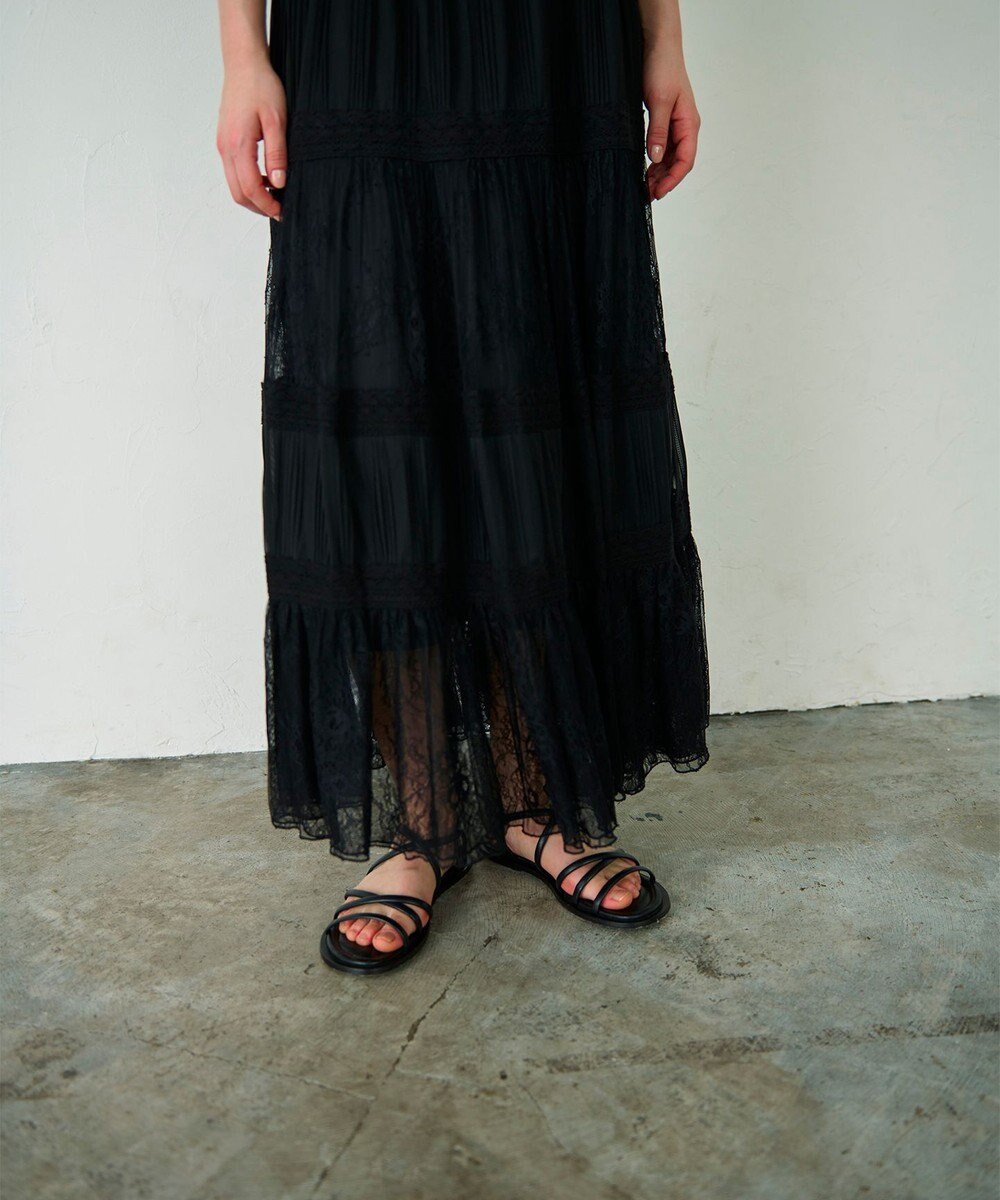 GRACE CONTINENTAL レースコンビキャミソールワンピース 