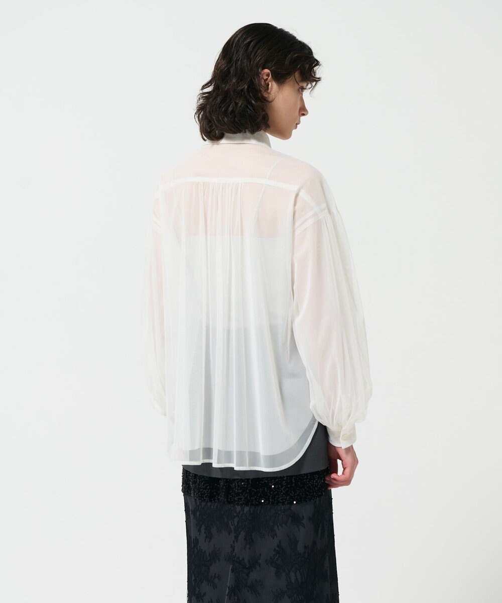 GRACE CONTINENTAL チュールレイヤードシャツ 