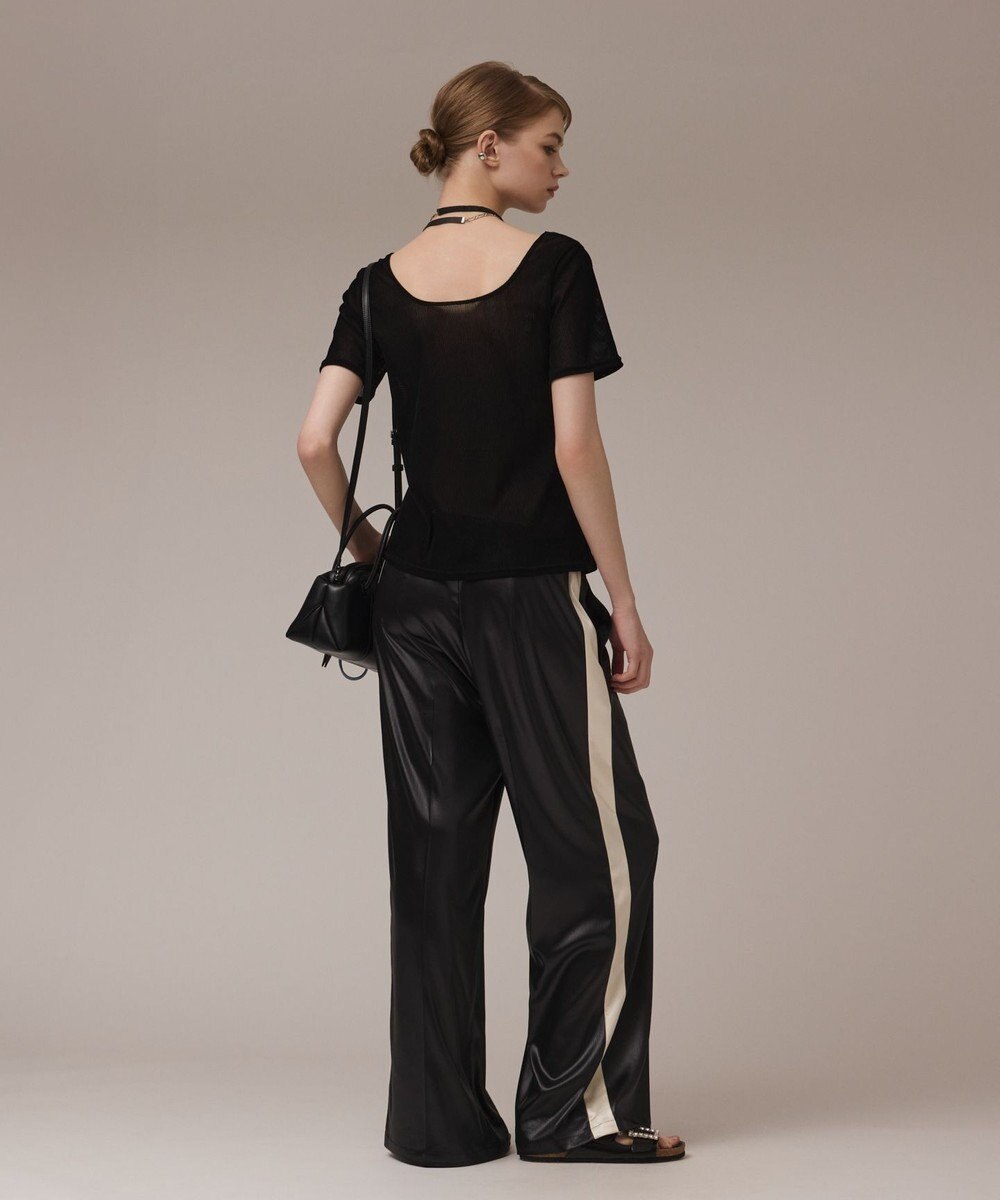 GRACE CONTINENTAL フロッキーチュールカットトップ 