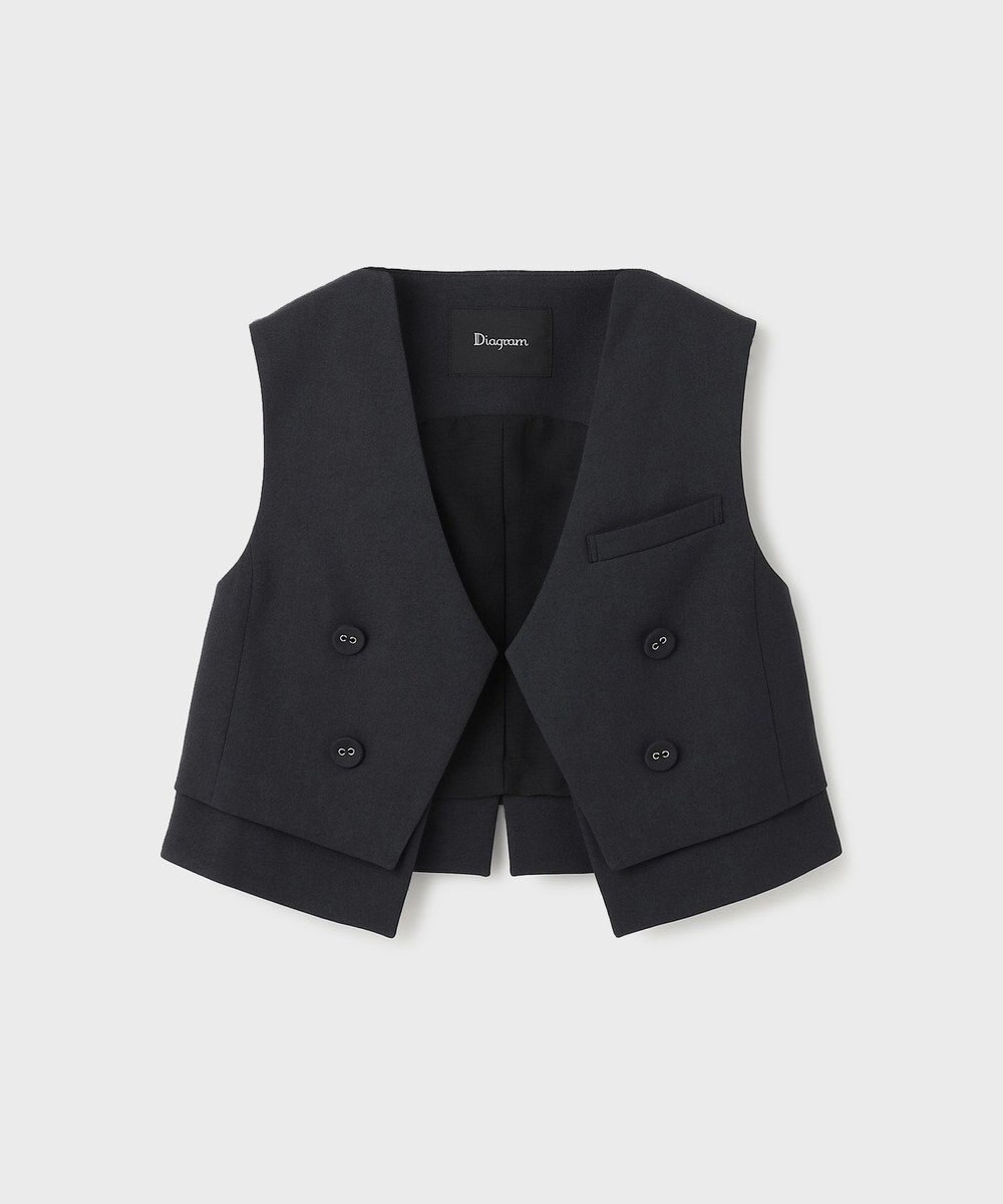 GRACE CONTINENTAL オックスショートジレ 