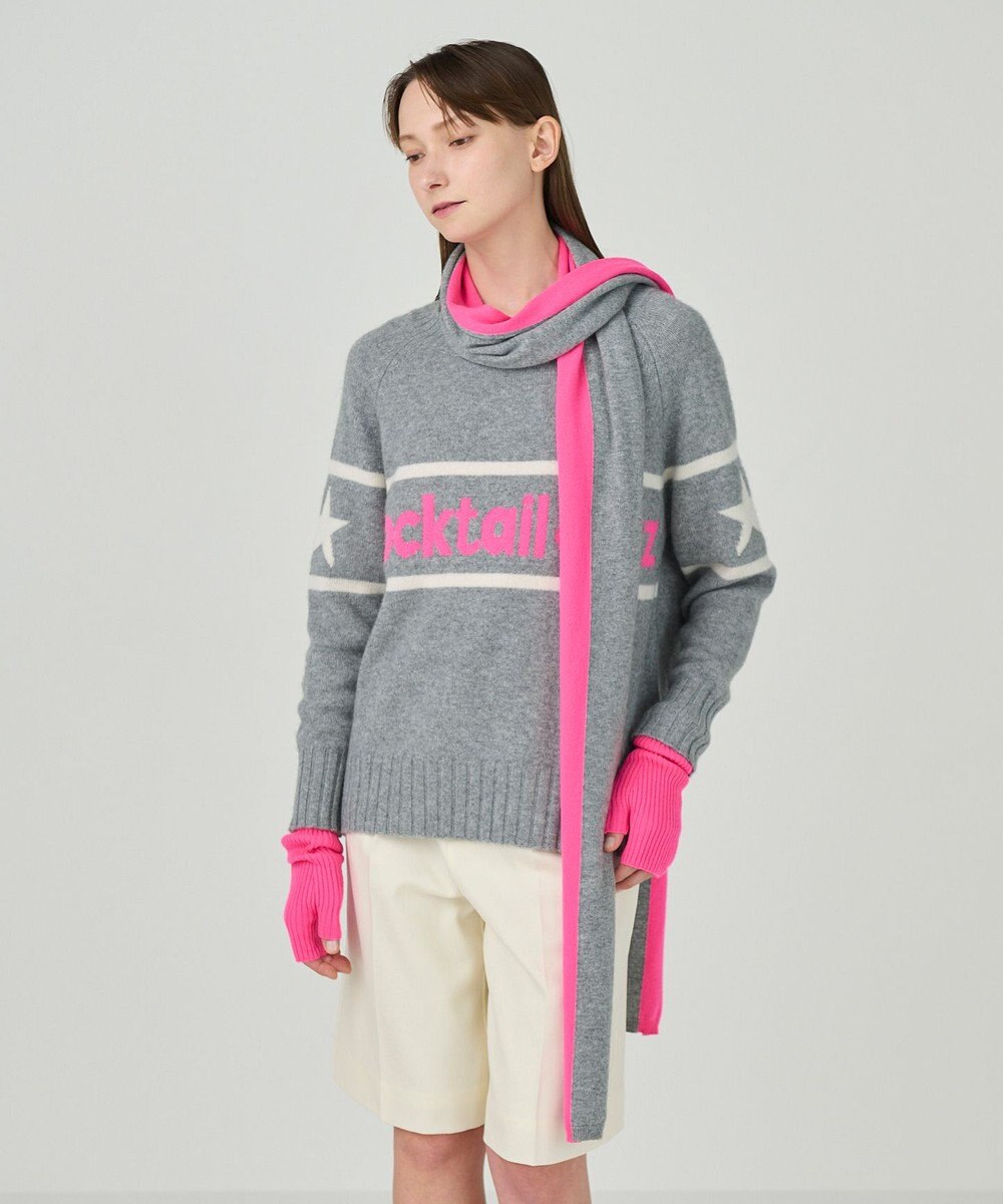 GRACE CONTINENTAL カシミヤレタードトップ