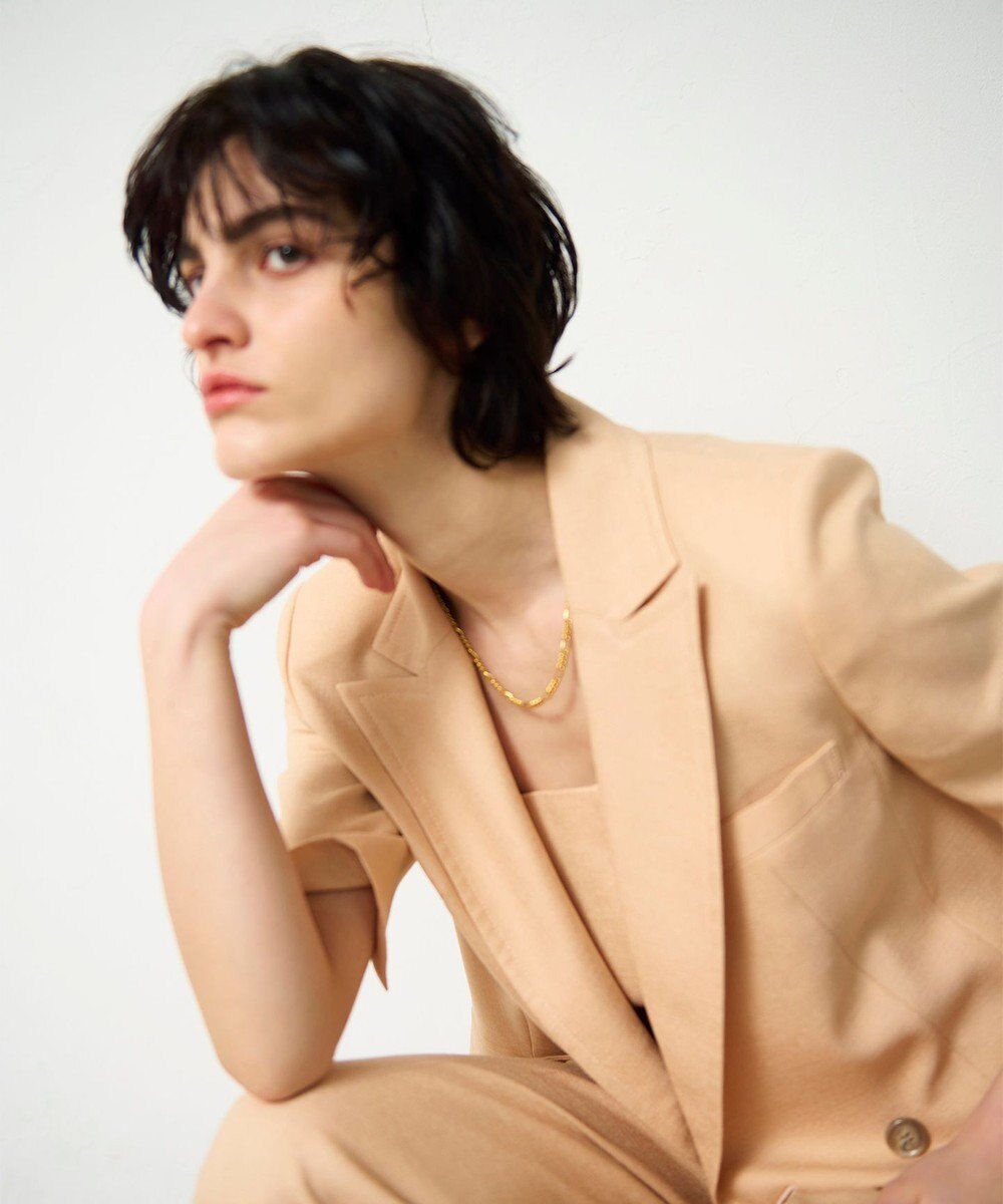 GRACE CONTINENTAL リネンタッチビスチェサロペ 