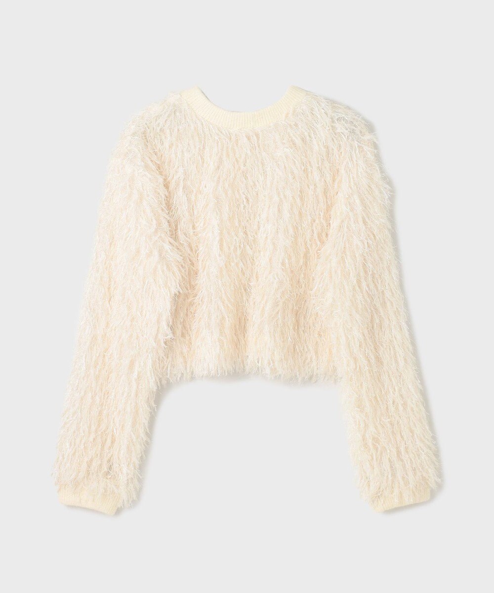 GRACE CONTINENTAL フリンジニットカーディガン 