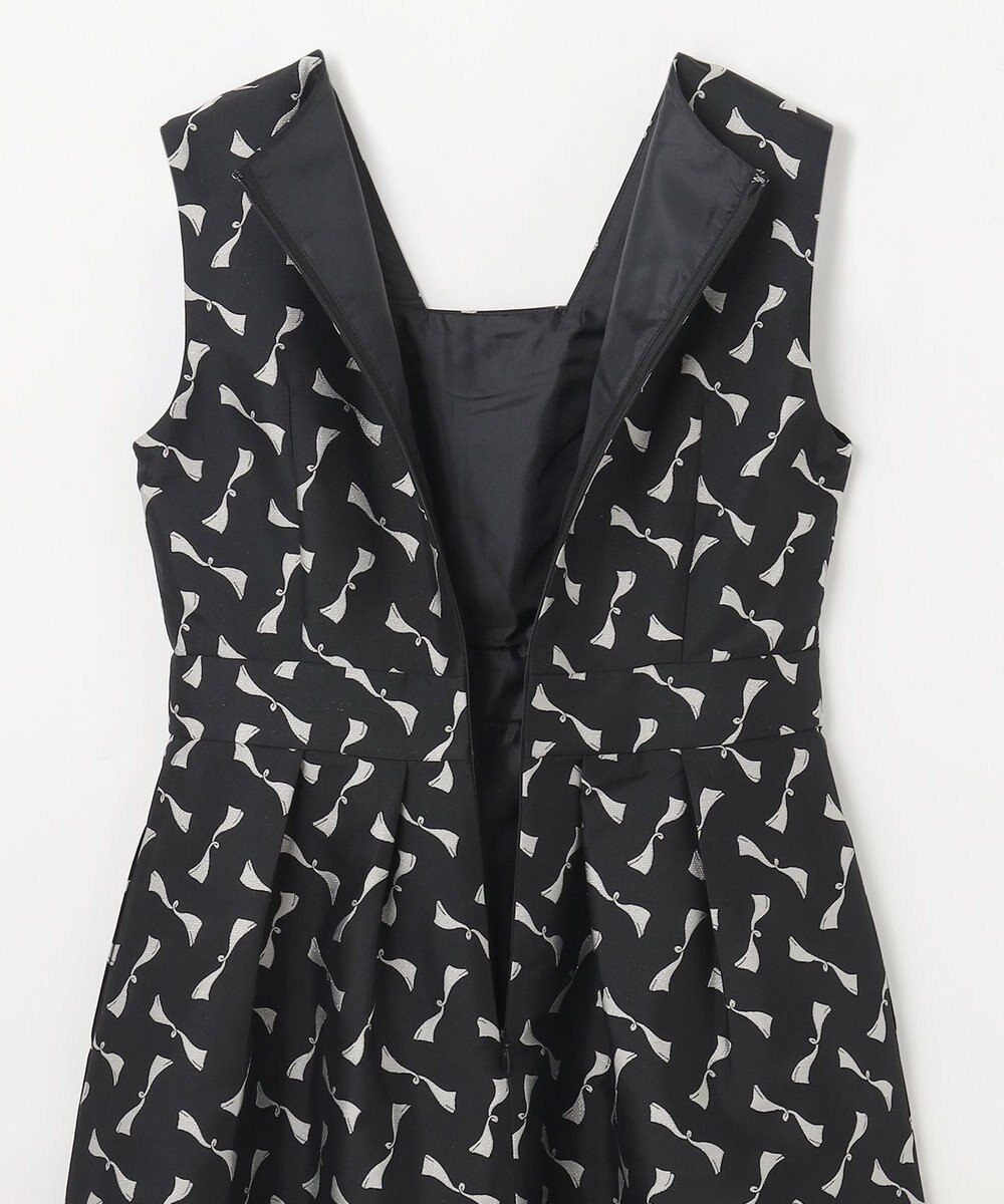 GRACE CONTINENTAL リボンジャガードワンピース