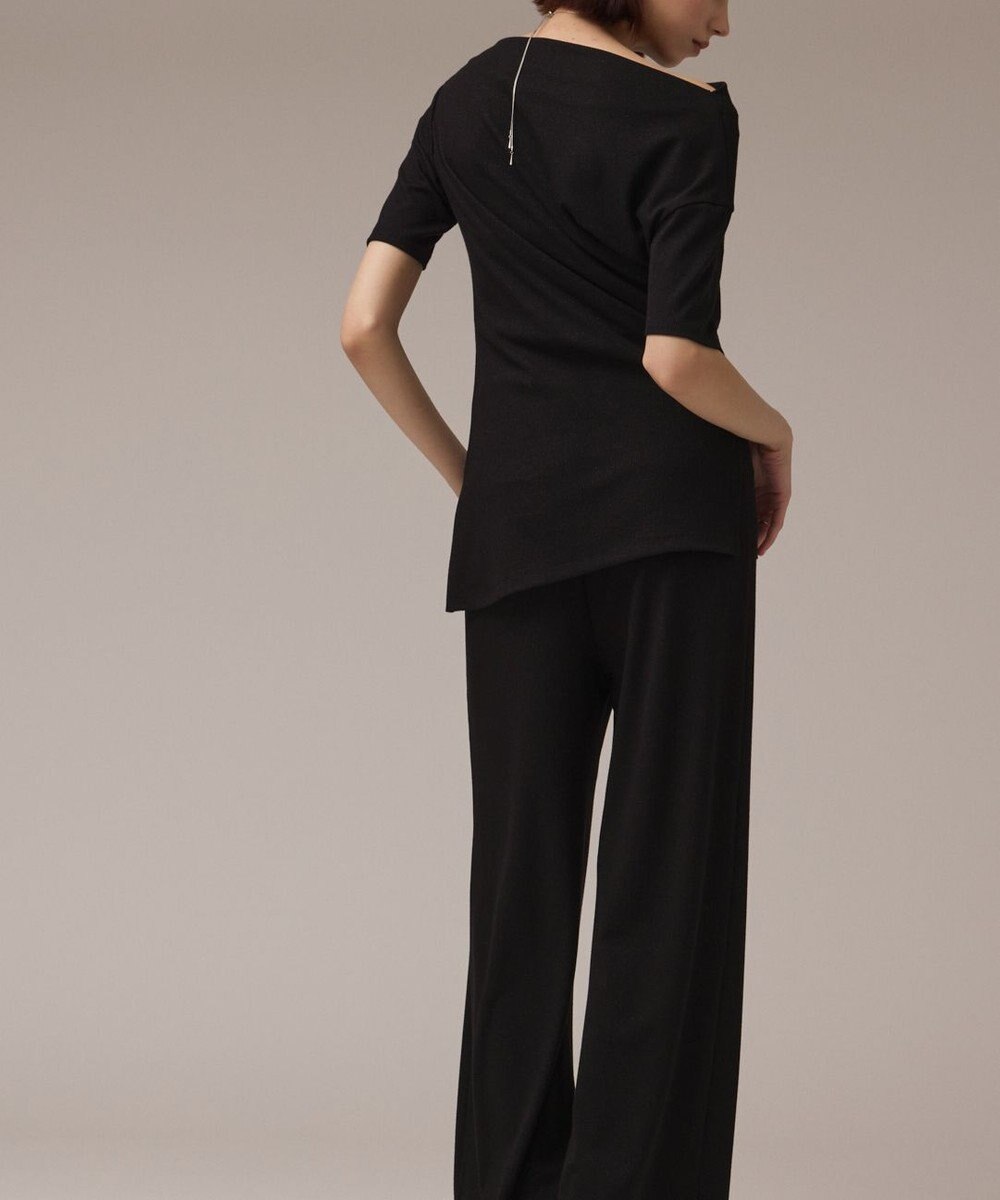 GRACE CONTINENTAL ラメリブジャージパンツ 