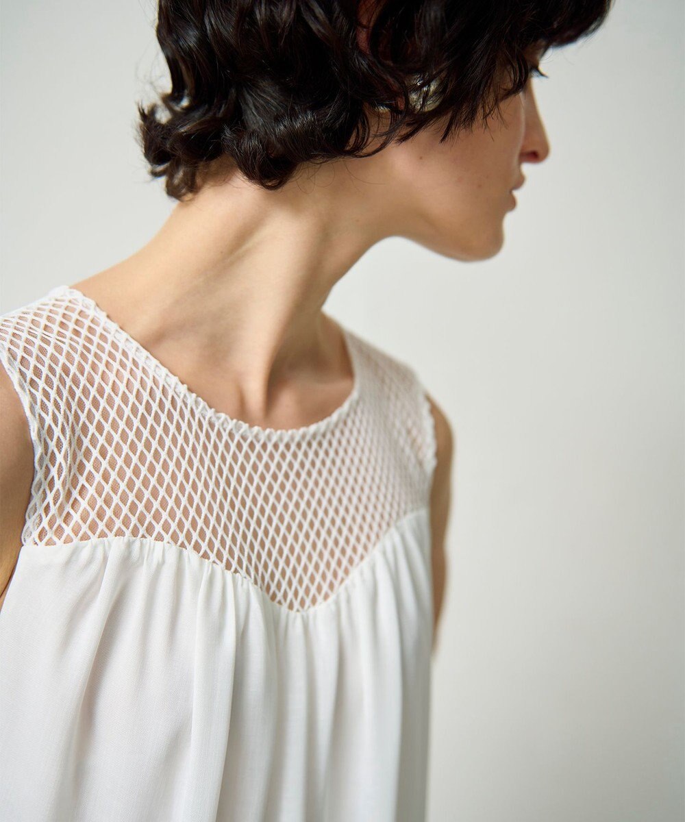 GRACE CONTINENTAL シアードレープマキシ