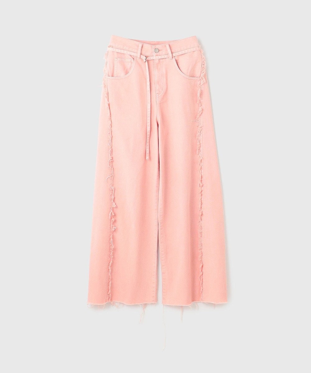 GRACE CONTINENTAL フリンジバギーパンツ