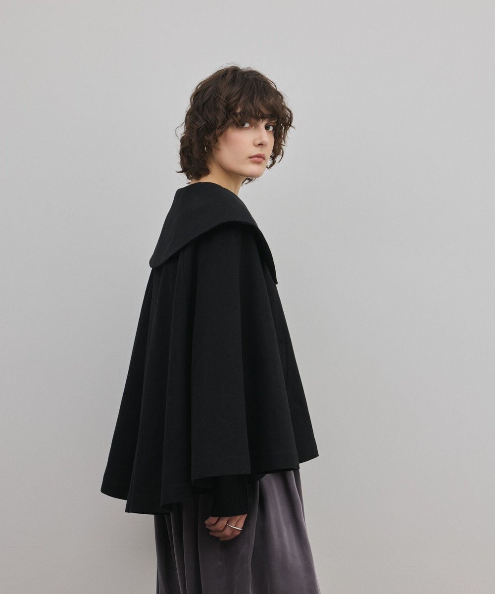 GRACE CONTINENTAL リネンオックスケープジャケット 