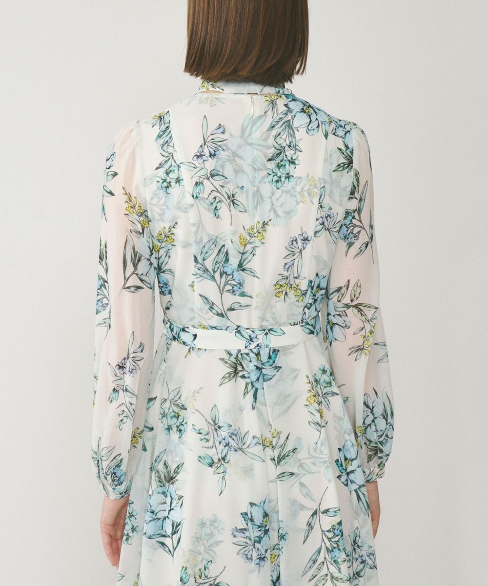 GRACE CONTINENTAL フラワーレイヤーワンピース