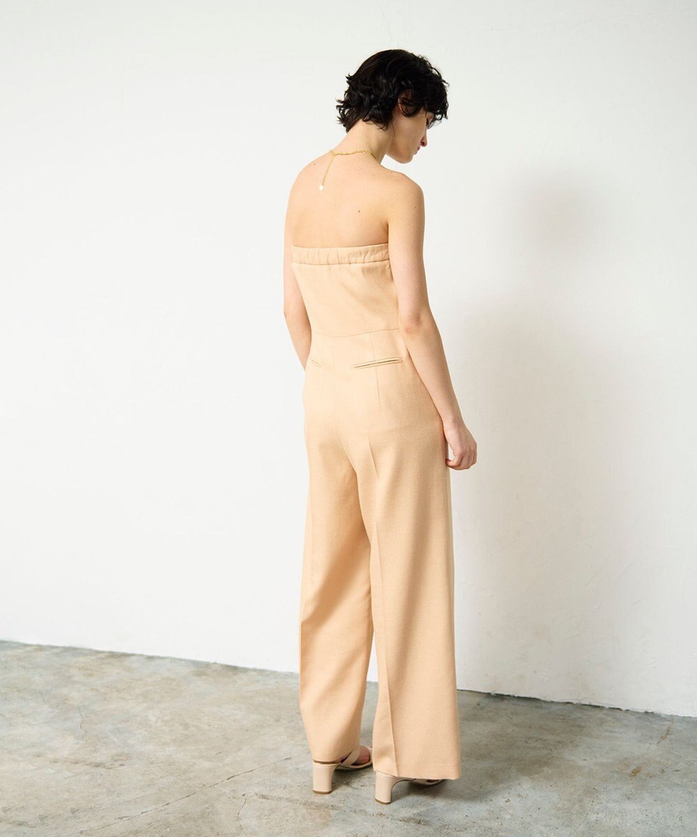 GRACE CONTINENTAL リネンタッチビスチェサロペ