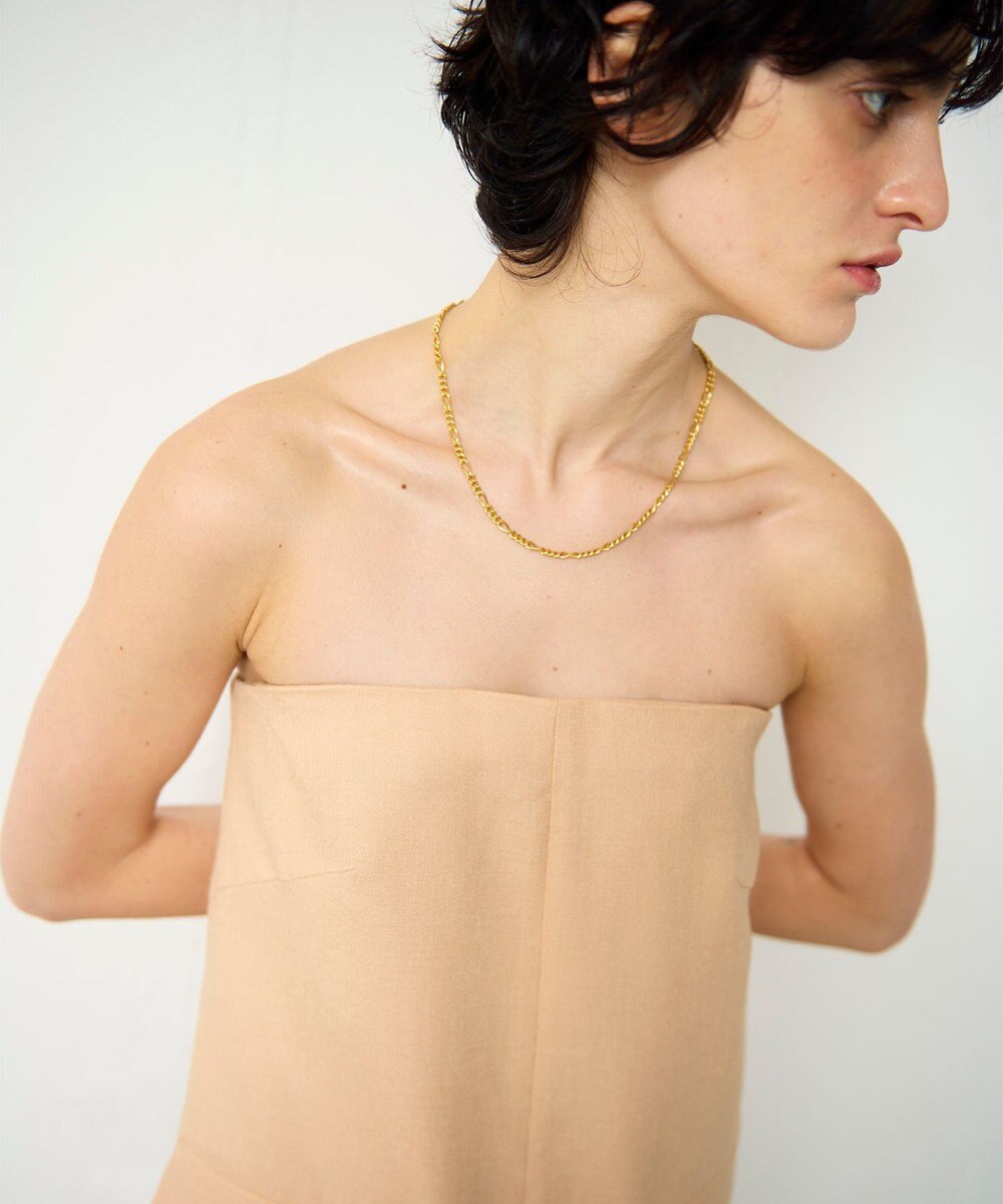 GRACE CONTINENTAL リネンタッチビスチェサロペ