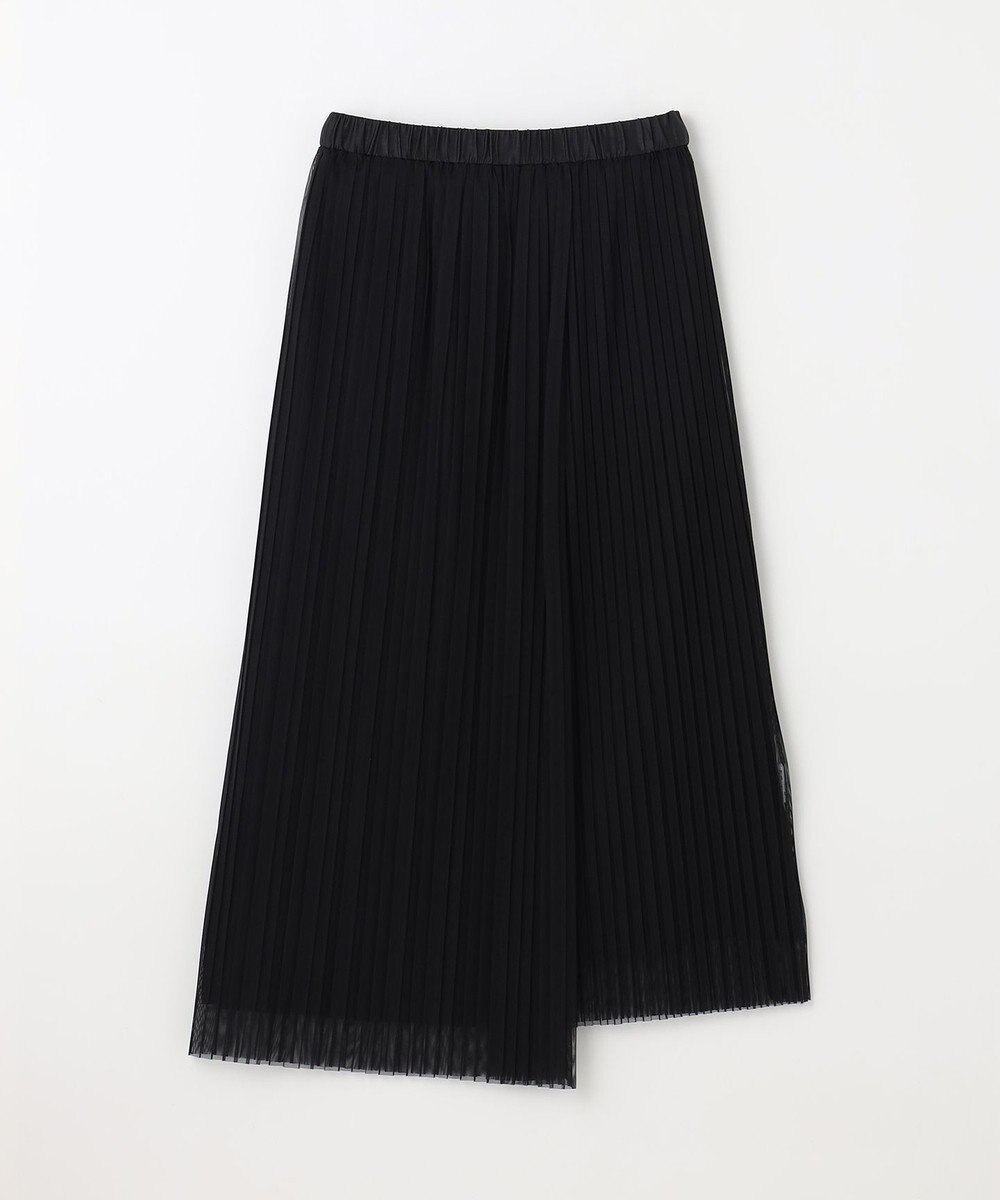 GRACE CONTINENTAL チュールタイトプリーツスカート 