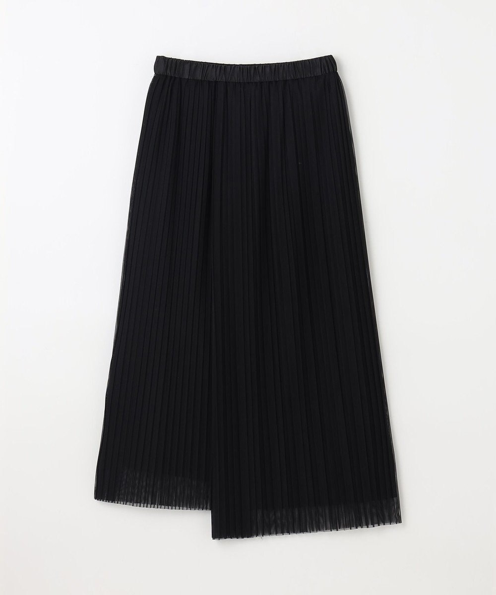 GRACE CONTINENTAL チュールタイトプリーツスカート 