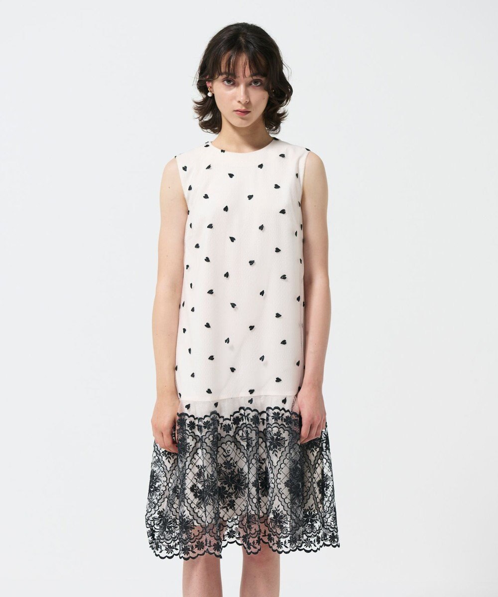 GRACE CONTINENTAL 刺繍レースドレス