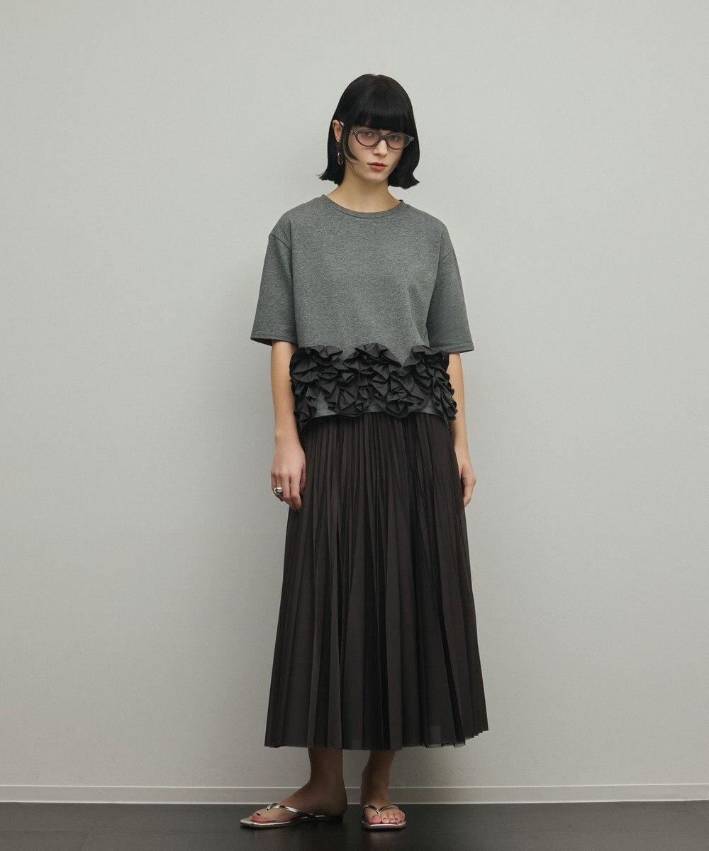 GRACE CONTINENTAL トリコットプリーツスカート 