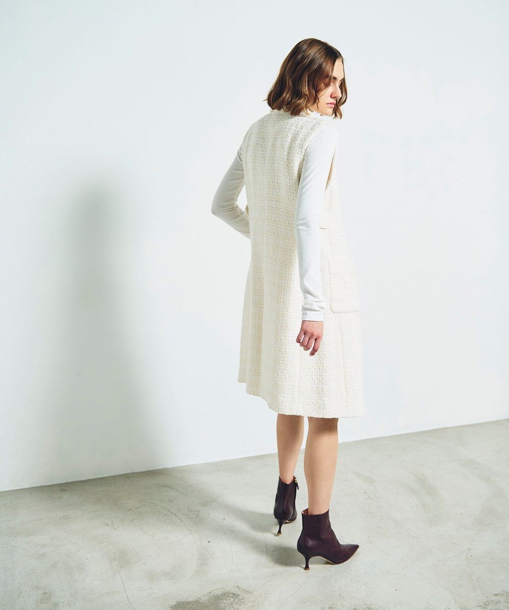 GRACE CONTINENTAL ツイードジレワンピース