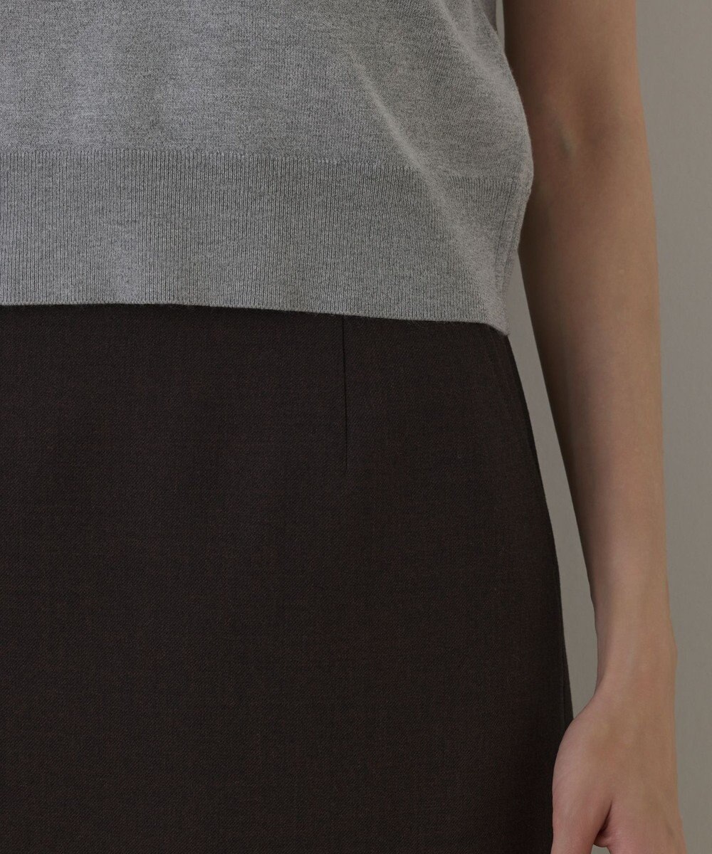 GRACE CONTINENTAL バイカラーポロニットトップ 