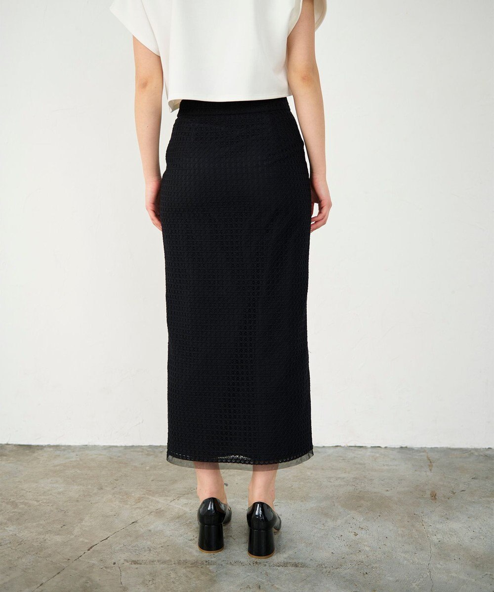 GRACE CONTINENTAL ラッセルメッシュスカート 