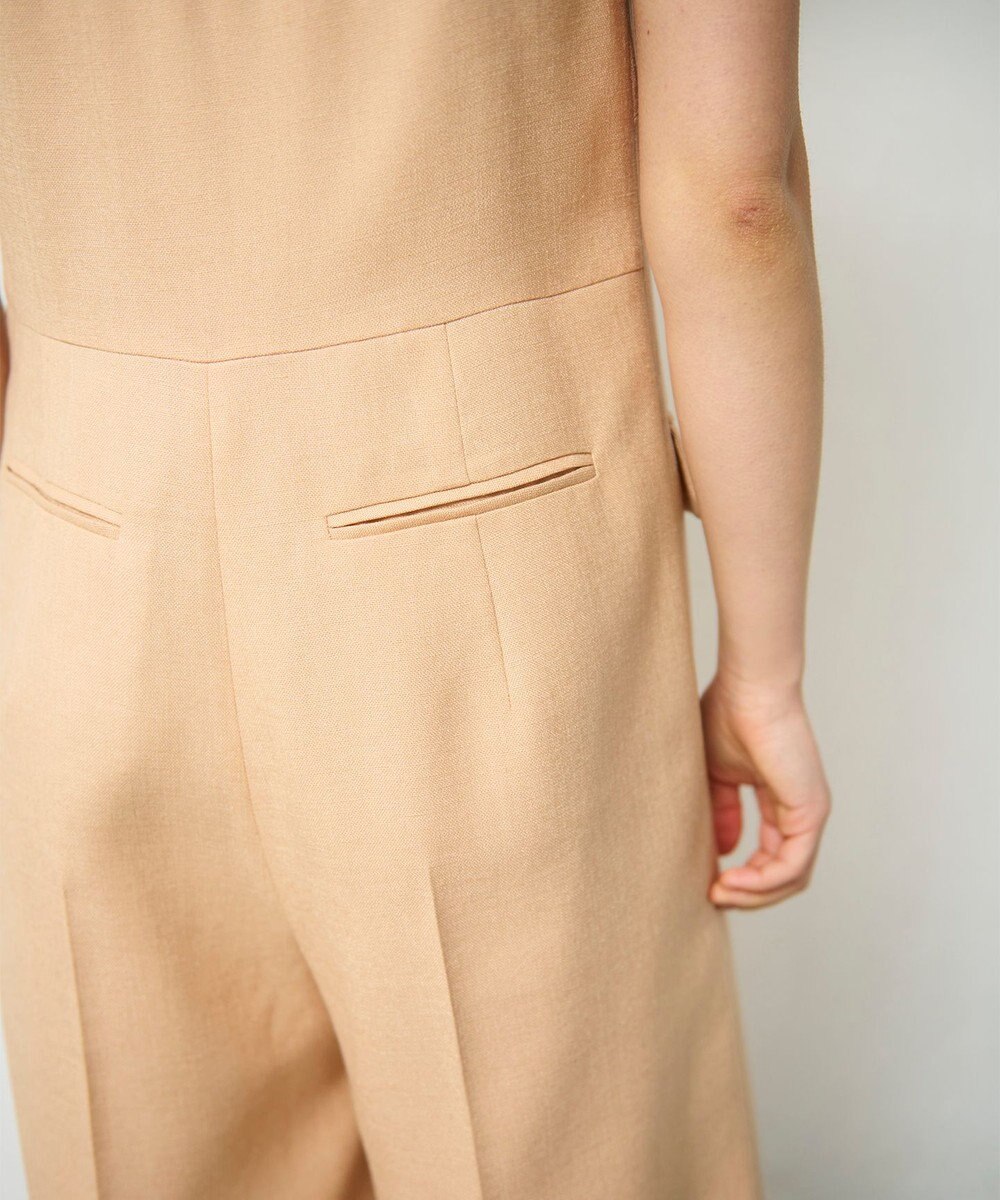 GRACE CONTINENTAL リネンタッチビスチェサロペ 