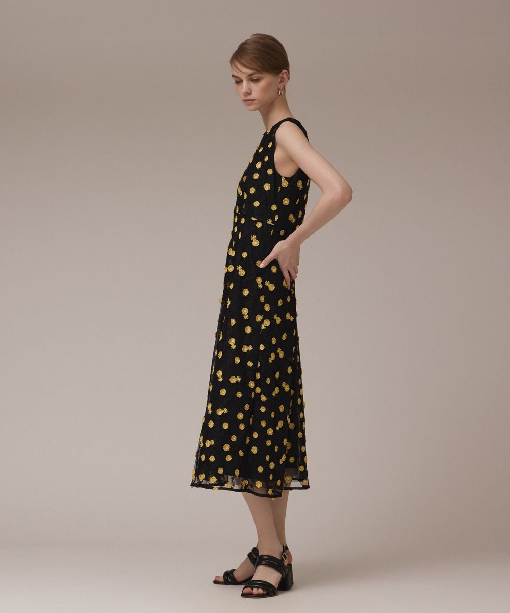 GRACE CONTINENTAL バイカラーレースワンピース 