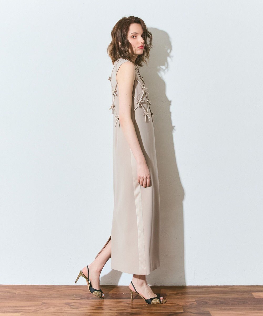 GRACE CONTINENTAL リボンモチーフドレス 