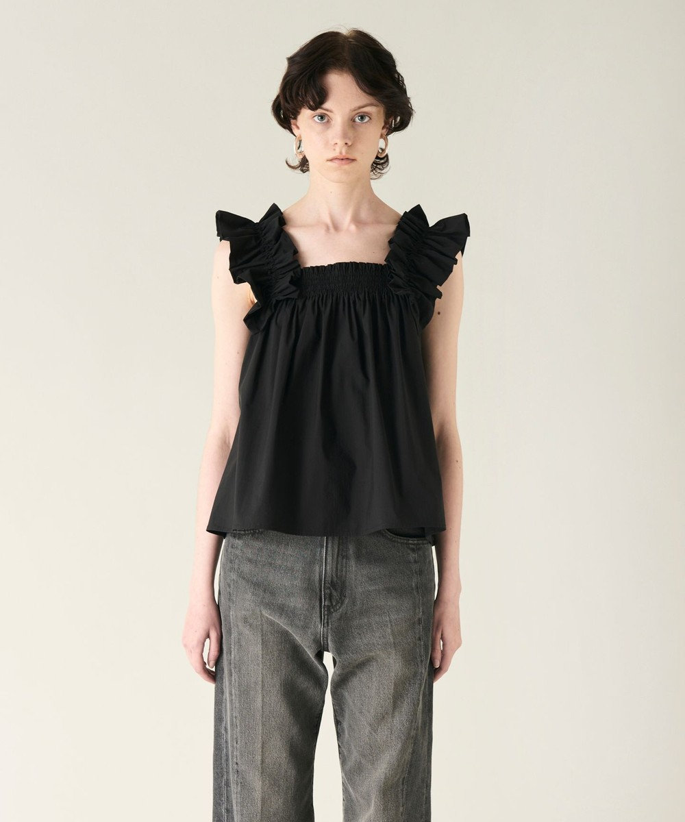GRACE CONTINENTAL ショルダーフリルトップ