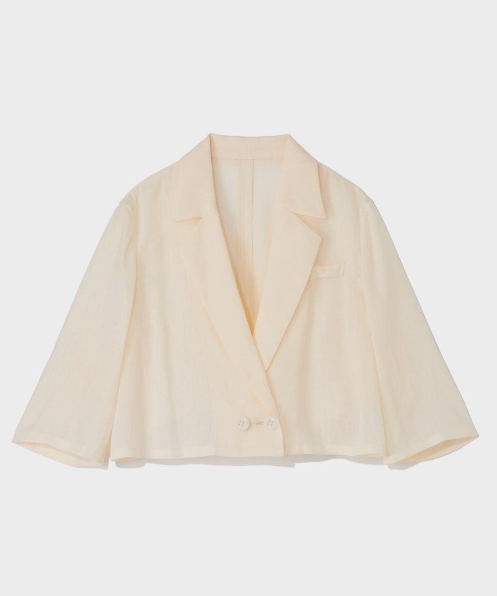 GRACE CONTINENTAL リネンライクシアージャケット