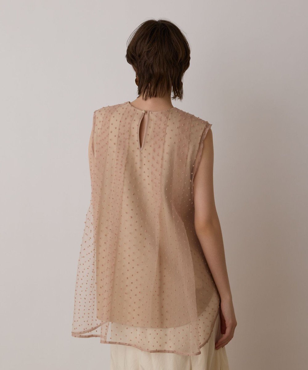 GRACE CONTINENTAL シアージャガードカットトップ 